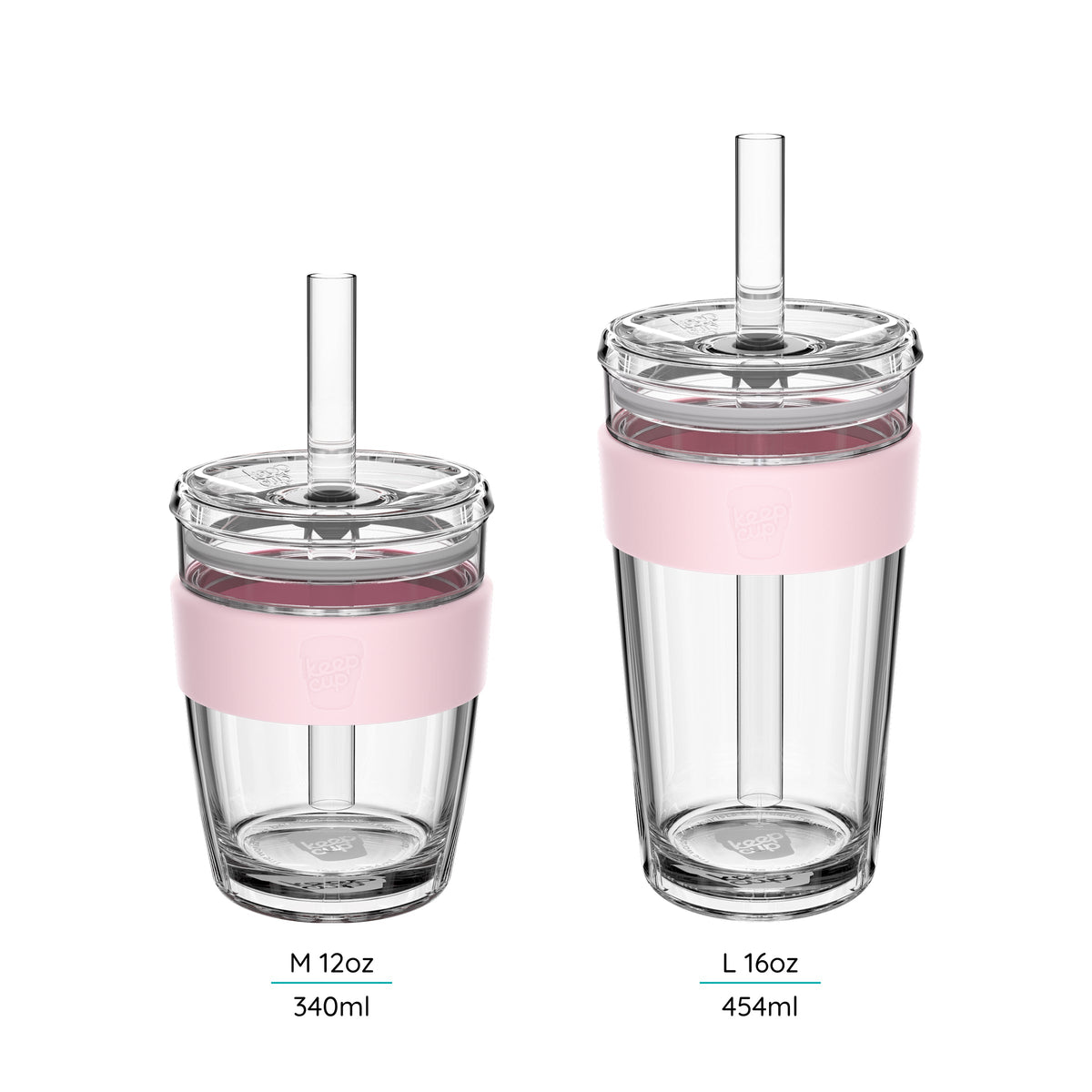 Cold Cup Longplay Boba - 16oz | Pink Pashmak